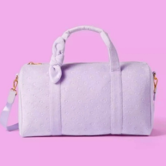 Stoney Clover Lane x Target Handbags - NWT Stoney Clover Lane x Target Collab Purple Love Duffle Bag